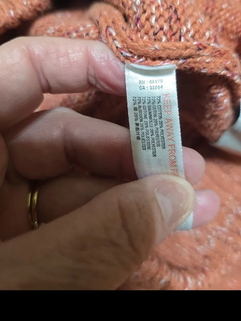 Free People FP Beach High Rise Knit Pants in an orange-rust color S/P